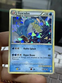 Gyarados 4/123 HeartGold SoulSilver HGSS 2010 Cracked Ice Pokemon Card TCG - Image 3
