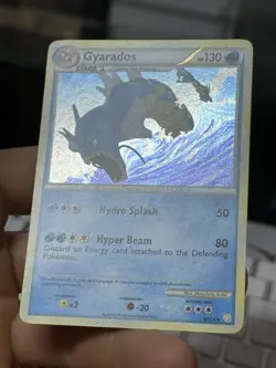Gyarados 4/123 HeartGold SoulSilver HGSS 2010 Cracked Ice Pokemon Card TCG - Image 5