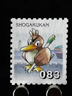 Farfetch'd Pkemon Stamp Shogakukan Nintendo Japanese Japan Card TCG Very Rare B - Image 1