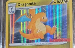 Pokemon Dragonite Silver Tempest Gamestop Promo Holo Card CGC 10 - Image 2