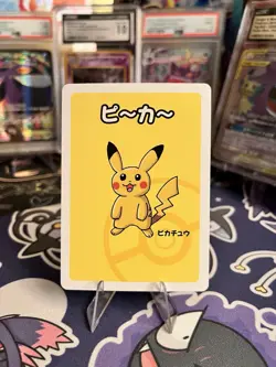 2019 Pikachu Pokemon Old Maid Japanese Red Back Promo Playing Card NM - Image 1