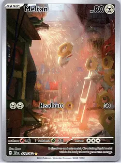 Meltan 179/162 SV05: Temporal Forces - Pokemon Card - NM - Image 1