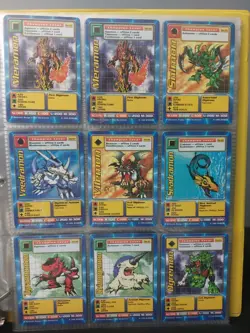 44 Card Vintage 1999 Non-Holo Digimon Card Lot - LP thru HP - Image 1