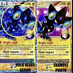 Luxray Gl Lv.X 109/111 Celebrations HOLO BLEED ERROR Pokemon Card TCG 2021 NM - Image 2