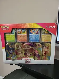 Pokemon 5-Pack Trading Card Game Scarlet and Violet 151, New 2024- P8 - Image 1