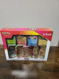 Pokemon 5-Pack Trading Card Game Scarlet and Violet 151, New 2024- P8 - Image 4