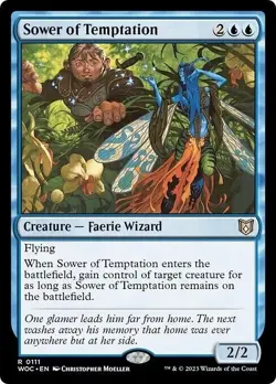 SOWER OF TEMPTATION X 4 N/M WILDS OF ELDRAINE COMMANDER MTG - Image 1