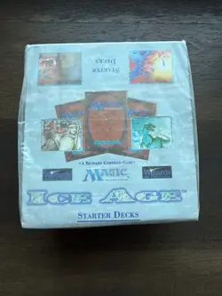 MTG (Magic the Gathering) Unopened Ice Age Starter Deck Display Box - Image 1