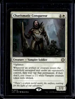 2023 Magic The Gathering Charismatic Conqueror Foil #70 - Image 1