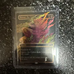 Skewer the Critics Foil Everything is on Fire Secret Lair SLD - Image 1