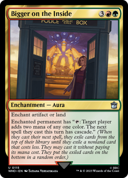Bigger on the Inside #115 | Near Mint | Doctor Who Magic MTG - Image 1