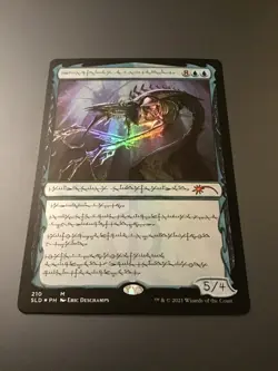 MTG Secret Lair x Phyrexian #210 Jin-Gitaxias, Core Augur Foil NM - Image 1