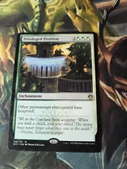 MTG Magic the Gathering Privileged Position (116/157) Guild Kit GRN LP - Image 2