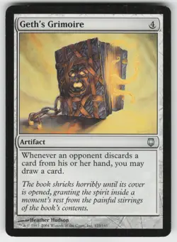 MTG Darksteel #123 Geth's Grimoire Lightly played tcg - Image 1