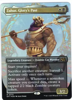 Zahur, Glory's Past | Borderless Foil | NM | MTG | 0370 | Rare | DFT - Image 1