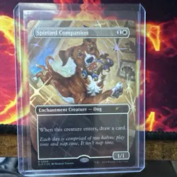 Spirited Companion R Foil #896 | SLD Secret lair x Dogs are Better than Cats - Image 1