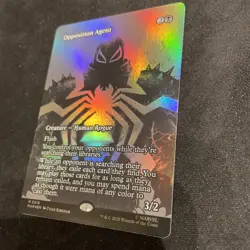 Opposition Agent (Borderless Foil) #0019 Marvel Universe Eternal MAR MTG NM/M - Image 5