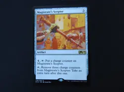 Magistrate's Scepter NM [Core Set 2019 M19] #2 Mtg Magic Free Tracking! - Image 1
