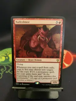 Nalfeshnee Commander Legends: Battle for Baldur's Gate Regular CLB 678 Rare Red - Image 1