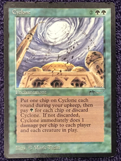ARABIAN NIGHTS Cyclone uncommon Magic the Gathering Unplayed Near Mint - Image 1