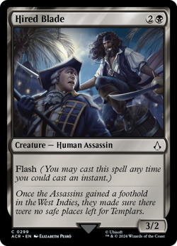 Hired Blade - Assassin's Creed - MTG Near Mint - Image 1