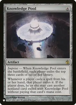 MTG - Knowledge Pool - The List - The List - NM, English Magic FLAT RATE SHIP - Image 1