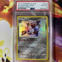Pokemon Hidden Fates #SV29 Magnezone Holo PSA 10 GEM MINT - Image 1