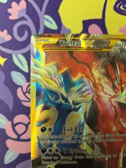 Pokemon TCG XY Black Star Promo Yveltal EX XY150A Alternate Art Very Good - Image 2