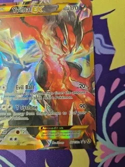 Pokemon TCG XY Black Star Promo Yveltal EX XY150A Alternate Art Very Good - Image 4