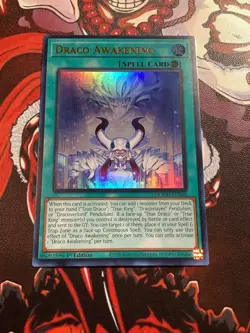 Draco Awakening DOOD-EN064 1st Edition Ultra Rare Doom Of Dimensions Yu-Gi-Oh! - Image 1