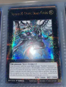 Yu-Gi-Oh! Number F0: Utopic Draco Future MP24-EN037 Quarter Century Rare NM - Image 1