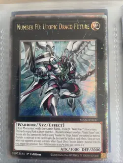 Yu-Gi-Oh! Number F0: Utopic Draco Future MP24-EN037 Quarter Century Rare NM - Image 2