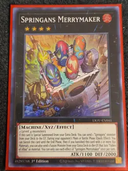 Springans Merrymaker - LIOV-EN041 - Super Rare - 1st Edition - Lightly Played - Image 1