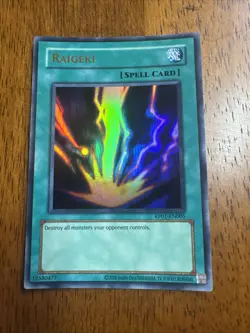 Yugioh Raigeki RP01-EN005 Ultra Rare NM - Image 1
