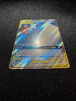 Pokemon Magikarp & Wailord GX (Full Art) NM 1st Edition Normal SM - Team Up - Image 2