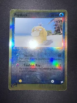 Pokemon TCG Psyduck Reverse Holo Card 44/95 Team Magma Vs Team Aqua LP - Image 2