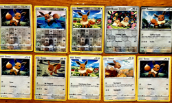 Pokemon Lot of Ten (10) Eevee Cards Many Expansions - Promo Reverse Holos Foil - Image 1