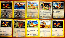 Pokemon Lot of Ten (10) Eevee Cards Many Expansions - Promo Reverse Holos Foil - Image 4