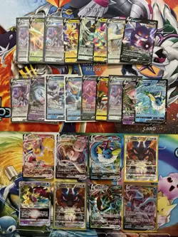 Pokemon Card Full Art Alt Art Fire Mew Gengar Vaporeon Lucario 33 Cards - Image 3