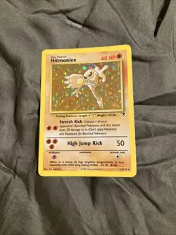 Pokemon TCG Hitmonlee Legendary Collection Holo Rare Card 13 - Image 1