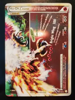 Ho-Oh Legend BOTTOM 112/123 Pokemon TCG Card Heartgold Soulsilver Lightly Played - Image 1
