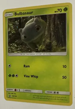 Bulbasaur SM198 Detecive Pikachu Holo Black Star Promo Pokemon Card - Image 4