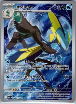 Inteleon 142/132 ME01: Mega Evolution - Pokemon Card - NM - Image 1