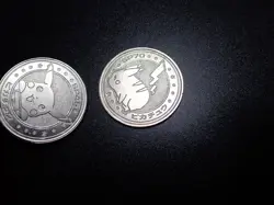 Pokemon Card Meiji Promo Battle Coin Silver Shining Pikachu 2 SET #5683 PLAY - Image 5