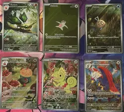 Lot Of 6 - Pokemon TCG Surging Sparks Illustration Rare Cards - Image 1