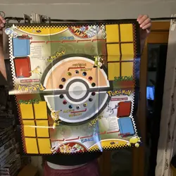 Pokemon Trading Card Game League MAT POSTER & MAP - Vintage 1999 Toys R Us Promo - Image 2