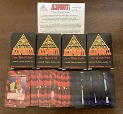 1995 ILLUMINATI NWO New World Order Limited Edition Lot of 343 Cards Please Read - Image 1