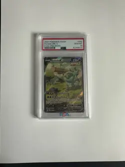 Pokemon TCG Golurk V Evolving Skies Holo Ultra Rare Card 182/203 PSA 10 - Image 1