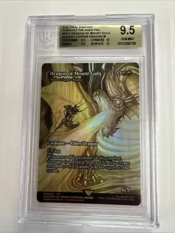 2025 Magic Final Fantasy BGS 9.5 Dragon of Mount Gulg Foil 1 Sub from Pristine - Image 1