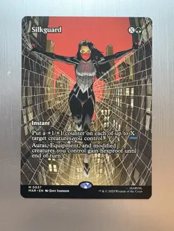 Silkguard - 37 - MTG: Marvel’s Spider-Man: Eternal - Borderless - Regular - Image 1